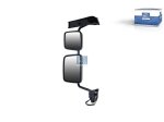 DT Spare Parts - Main mirror, complete, left, heated, electrical, 24 V, r: 300 mm, R: 1200 mm, L: 880 mm, W: 440 mm, S: 155 mm - 6.75205
