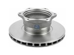 DT Spare Parts - Brake disc, D: 324 mm, 6 bores, P: 192 mm, M12 x 1,5, d: 157 mm, H: 120.5 mm, S: 30 mm, s: 26 mm - 4.63999