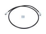 DT Spare Parts - Hose line, cabin tilt, D: 9.2 mm, M12 x 1,5, M12 x 1,5, L: 1440 mm, L1: 1440 mm, 250 bar - 1.28161