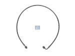 DT Spare Parts - Hose line, cabin tilt, D: 8.3 mm, M12 x 1,5, M12 x 1,5, L: 910 mm, L1: 910 mm, 400 bar - 1.28163