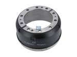 DT Spare Parts - Brake drum, D: 414 mm, 10 bores, b: 25 mm, P: 335 mm, d: 280.8 mm, H: 230 mm, B: 182 mm - 6.60006