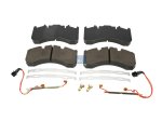 DT Spare Parts - Disc brake pad kit, with wear indicators, W: 211 mm, S: 30 mm, H: 101 mm - 6.95112