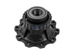DT Spare Parts - Wheel hub, with bearing, without ABS ring, d1: 125 mm, d2: 125 mm, D: 383 mm, 10 bores, b: 25 mm, H: 165.5 mm - 2.65243
