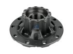 DT Spare Parts - Wheel hub, with bearing, d1: 148 mm, d2: 148 mm, D: 384 mm, 10 bores, b: 27.2 mm, H: 172.5 mm - 2.65241