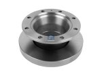 DT Spare Parts - Brake disc, D: 375 mm, 8 bores, P: 275 mm, H: 150 mm, S: 45 mm, s: 37 mm - 2.40555
