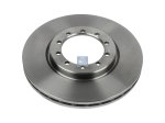 DT Spare Parts - Brake disc, D: 290 mm, 10 bores, P: 120 mm, d: 102 mm, H: 42.5 mm, S: 26 mm, s: 23 mm - 6.61018
