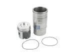 DT Spare Parts - Piston with liner, D: 127 mm - 1.33118