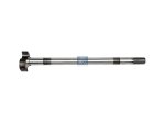 DT Spare Parts - Brake camshaft, left, D: 38 mm, L1: 635 mm, L3: 590 mm, 10 teeth - 10.63101