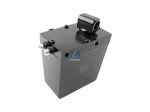 DT Spare Parts - Cabin tilt pump, 580 ml, M12 x 1,5, M12 x 1,5, L: 130 mm, W: 80 mm, H: 101 mm, 280 bar, Pov: 280 bar - 7.77028