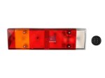 DT Spare Parts - Tail lamp, left, without bulb, with license plate lamp, 24 V, P21W, R5W - 7.25202