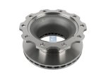 DT Spare Parts - Brake disc, D: 377 mm, 10 bores, b: 23 mm, P: 335 mm, d: 290 mm, H: 169.5 mm, S: 45 mm, s: 37 mm - 10.14103
