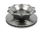 DT Spare Parts - Brake disc, D: 430 mm, 10 bores, b: 23 mm, P: 335 mm, d: 190 mm, H: 160 mm, S: 45 mm, s: 37 mm - 10.34103