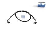 DT Spare Parts - Hose line, cabin tilt, D: 9.2 mm, M12 x 1,5, M12 x 1,5, L: 810 mm, L1: 810 mm, 250 bar - 1.28169