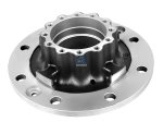 DT Spare Parts - Wheel hub, without bearings, d1: 115 mm, d2: 115 mm, D: 320 mm, 8 bores, b: 21.5 mm, H: 123 mm - 7.32008