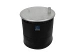 DT Spare Parts - Air spring, with steel piston, D: 286 mm, Dmax: 331 mm, M16 x 1,5, M24 x 1,5, L: 344 mm - 6.13035