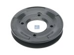 DT Spare Parts - Pulley, d: 47 mm, 4 bores, b: 7 mm, P: 70 mm, DP: 124 mm, W: 22 mm, 1 grooves - 2.21173