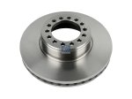 DT Spare Parts - Brake disc, D: 377 mm, 14 bores, P: 144 mm, H: 107 mm, S: 45 mm, s: 37 mm - 7.36005