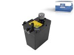 DT Spare Parts - Cabin tilt pump, 580 ml, M12 x 1,5, M12 x 1,5, L: 130 mm, W: 80 mm, H: 121 mm, 280 bar, Pov: 280 bar - 7.77029