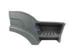 DT Spare Parts - Step well case, right, black, with mounting holes - 7.72027