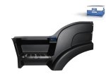 DT Spare Parts - Step well case, left, black, with mounting holes - 7.72014