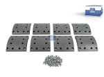 DT Spare Parts - Drum brake lining kit, W: 180 mm, S: 22 mm - 7.92425