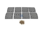 DT Spare Parts - Drum brake lining kit, W: 177 mm, S: 18.4 mm - 7.92428