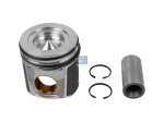 DT Spare Parts - Piston, complete with rings - 7.54658