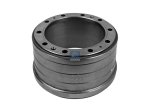 DT Spare Parts - Brake drum, D: 381 mm, 10 bores, b: 23 mm, P: 335 mm, d: 285 mm, H: 244 mm, B: 185 mm - 7.34053