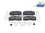 DT Spare Parts - Disc brake pad kit, W: 210 mm, S: 30 mm, H: 92 mm - 10.34127