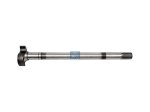 DT Spare Parts - Brake camshaft, left, D: 38 mm, L1: 569.8 mm, L3: 525.5 mm, 10 teeth - 10.23104