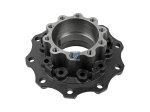 DT Spare Parts - Wheel hub, without bearings, d1: 160 mm, d2: 160 mm, D: 380 mm, 10 bores, b: 22 mm, H: 165 mm - 2.65235