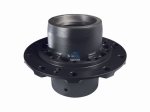 DT Spare Parts - Wheel hub, without bearings, d1: 150 mm, d2: 160 mm, D: 374.5 mm, 10 bores, b: 22 mm, H: 263.5 mm - 4.64746