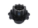 DT Spare Parts - Wheel hub, without bearings, d1: 157 mm, d2: 170 mm, D: 377 mm, 10 bores, b: 22 mm, P: 335 mm, H: 297.5 mm - 4.64723