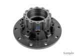 DT Spare Parts - Wheel hub, with bearing, without ABS ring, d1: 145 mm, d2: 160 mm, D: 380 mm, 10 bores, b: 22 mm, H: 234 mm - 3.67632