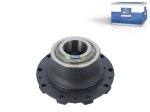 DT Spare Parts - Wheel hub, with bearing, d1: 170 mm, d2: 180 mm, D: 375 mm, 10 bores, b: 22 mm, H: 213 mm - 4.65036