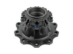 DT Spare Parts - Wheel hub, without bearings, d1: 119.7 mm, d2: 124.7 mm, D: 383 mm, 10 bores, b: 25 mm, P: 335 mm, H: 134 mm - 5.20169