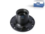 DT Spare Parts - Wheel hub, without bearings, d1: 150 mm, d2: 200 mm, D: 380 mm, 10 bores, b: 22 mm, P: 335 mm, M155 x 3, H: 285 mm - 10.10422