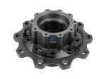 DT Spare Parts - Wheel hub, without bearings, without ABS ring, d1: 147 mm, d2: 147 mm, D: 380 mm, 10 bores, b: 24 mm, H: 213.5 mm - 1.17211