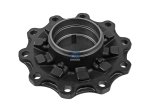 DT Spare Parts - Wheel hub, without bearings, d1: 147 mm, d2: 147 mm, D: 376.5 mm, 10 bores, b: 23.4 mm, H: 173 mm - 10.20407