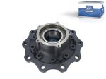 DT Spare Parts - Wheel hub, with bearing, d1: 140 mm, d2: 140 mm, D: 376 mm, 10 bores, b: 23.2 mm, H: 179.5 mm - 10.20431