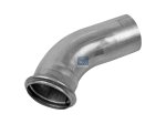 DT Spare Parts - Exhaust pipe, L: 317 mm - 2.14848