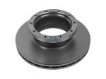 DT Spare Parts - Brake disc, D: 436 mm, 10 bores, P: 238 mm, M16 x 2, d: 210 mm, H: 138.5 mm, S: 45 mm, s: 39 mm - 7.36041