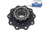 DT Spare Parts - Wheel hub, with bearing, d1: 160 mm, d2: 160 mm, D: 380 mm, 10 bores, b: 22 mm, H: 153 mm - 7.32019