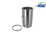 DT Spare Parts - Cylinder liner, without seal rings, d: 130 mm, D1: 146 mm, D2: 157.6 mm, L: 267.9 mm - 5.40215