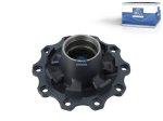 DT Spare Parts - Wheel hub, without bearings, d1: 120 mm, d2: 150 mm, D: 380 mm, 10 bores, b: 22 mm, P: 335 mm, M125 x 2, H: 205 mm - 10.10375