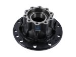 DT Spare Parts - Wheel hub, with bearing, d1: 145 mm, d2: 150 mm, D: 380 mm, 10 bores, b: 25 mm, H: 213 mm - 5.30176