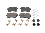 DT Spare Parts - Disc brake pad kit, with accessories, W: 141 mm, S: 21 mm, H: 72 mm - 7.92618