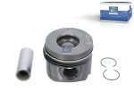 DT Spare Parts - Piston, complete with rings, D: 89 mm, L: 71.3 mm - 4.66676