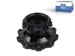 DT Spare Parts - Wheel hub, without bearings, d1: 148 mm, d2: 148 mm, D: 383 mm, 10 bores, b: 25 mm, P: 335 mm, H: 287 mm - 5.30177