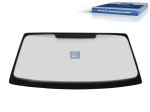DT Spare Parts - Windshield, tinted green, single package, L: 1745 mm, W: 876 mm - 6.72274